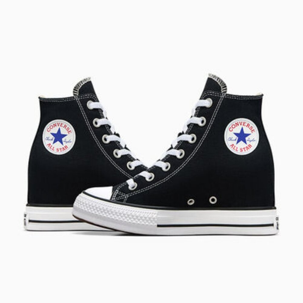 Converse Black Wedge Sneakers